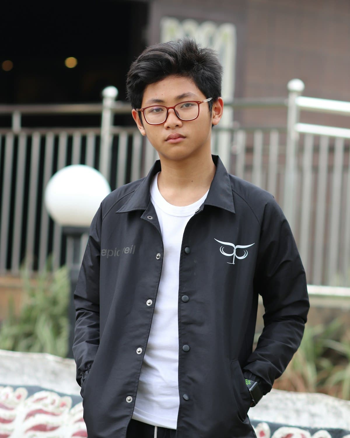 PLAIN LABEL 나일론 코치 자켓