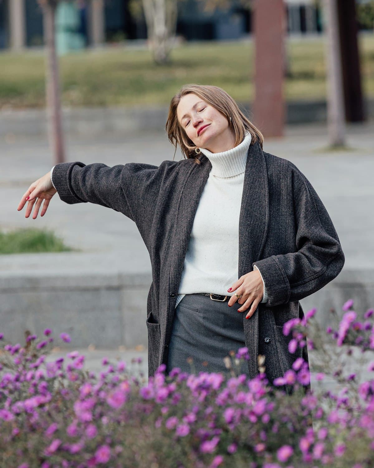 MOOR 알파카 숄 가디건